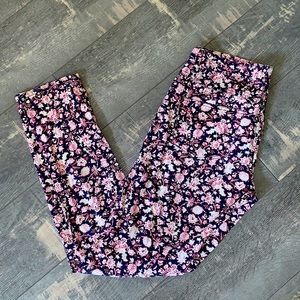 MNG Mango casual floral dress pant size 4